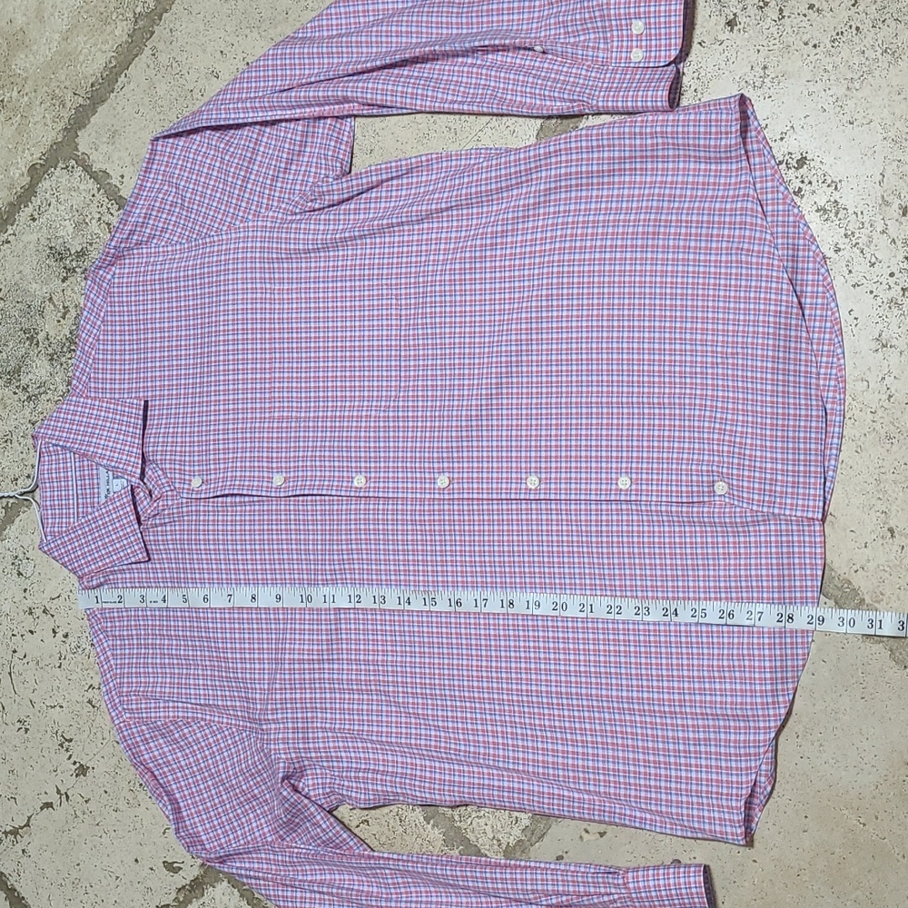 Peter Millar Summer Long Sleeve Button Down Shirt Size Large - Picture 2 of 8
